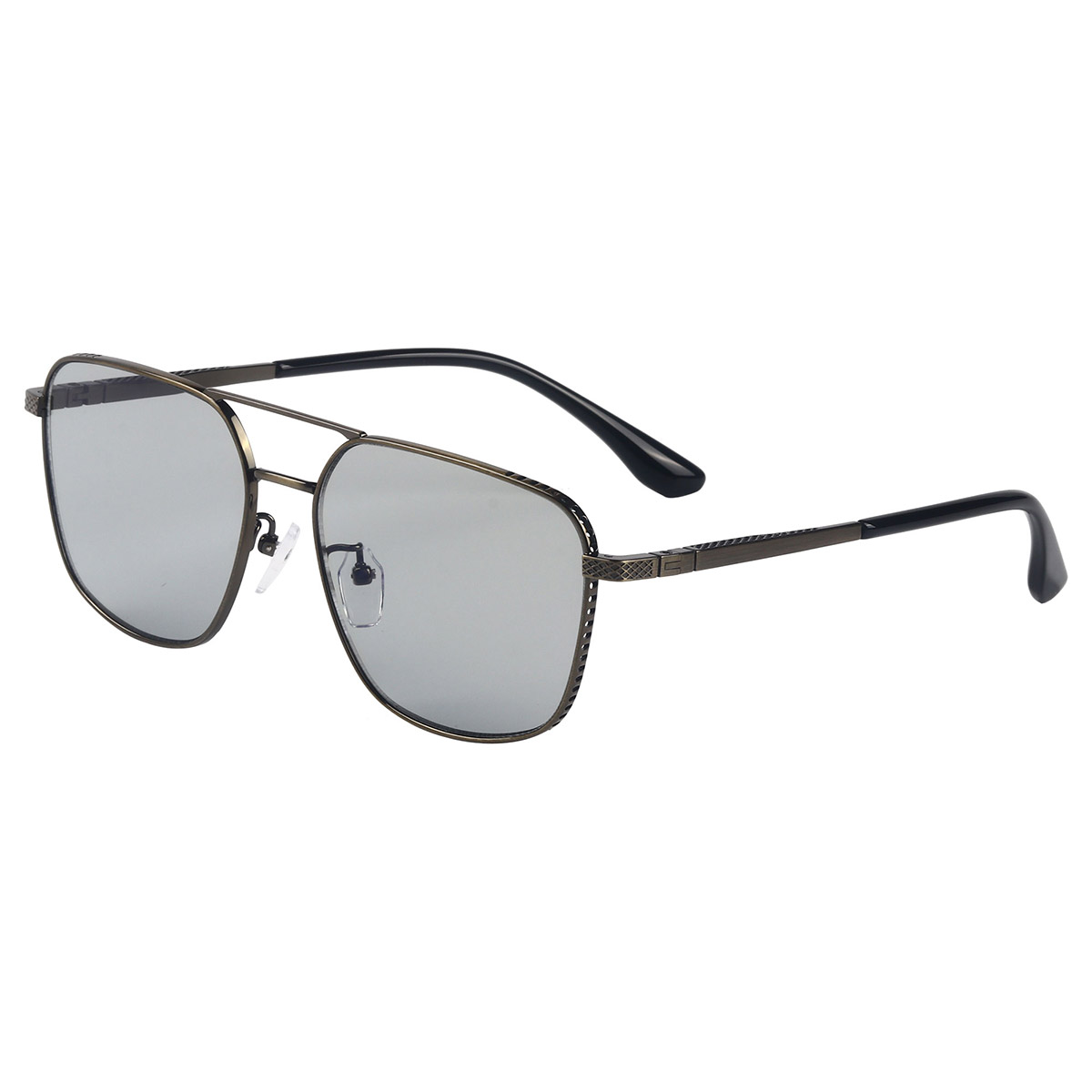 Krasbestendige titanium HD-zonnebril van puur titanium Krasbestendige titanium HD-zonnebril van puur titanium