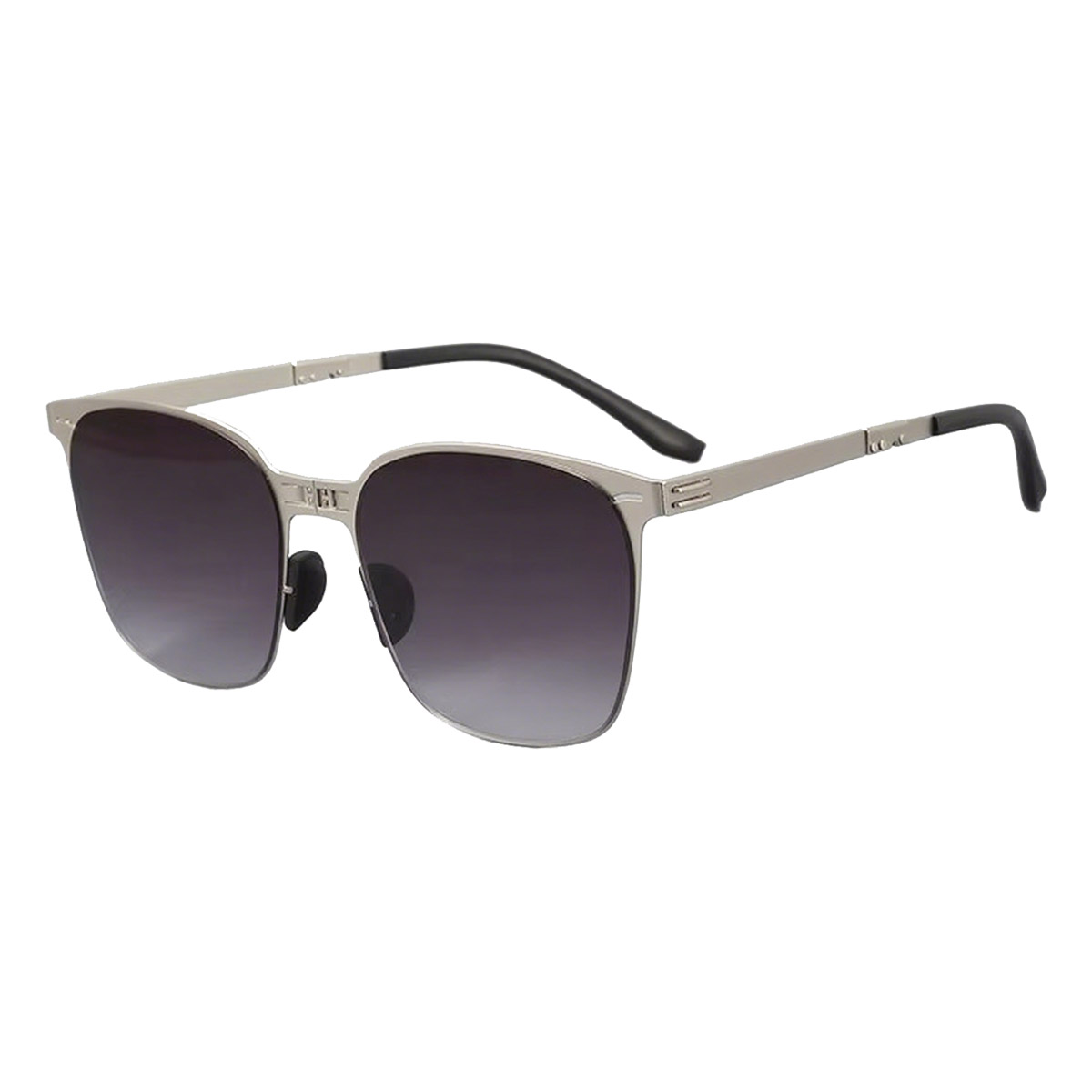 Opvouwbare lichtgewicht unisex metalen zonnebril met volledig frame