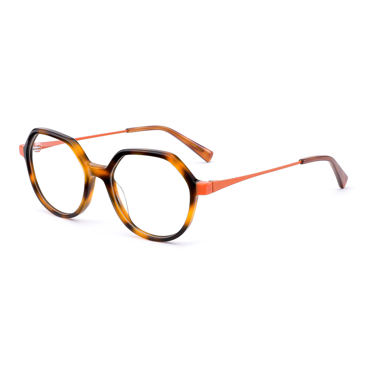 Lichte luxe gesplitste mix en match optische bril van acetaat Lichte luxe gesplitste mix en match optische bril van acetaat