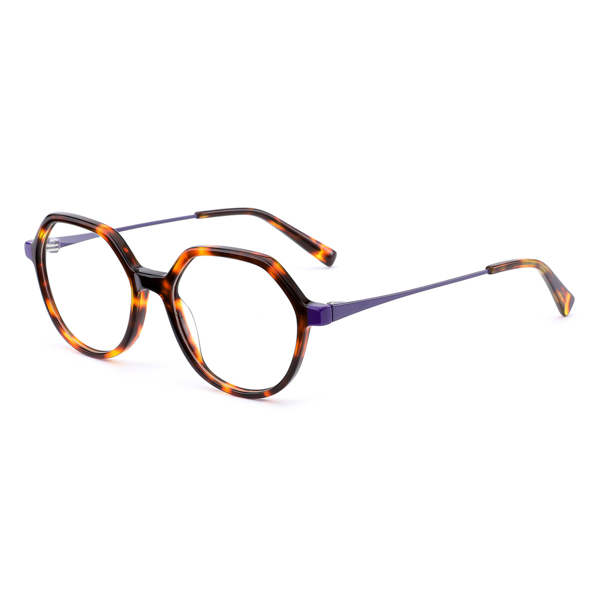 Lichte luxe gesplitste mix en match optische bril van acetaat Lichte luxe gesplitste mix en match optische bril van acetaat