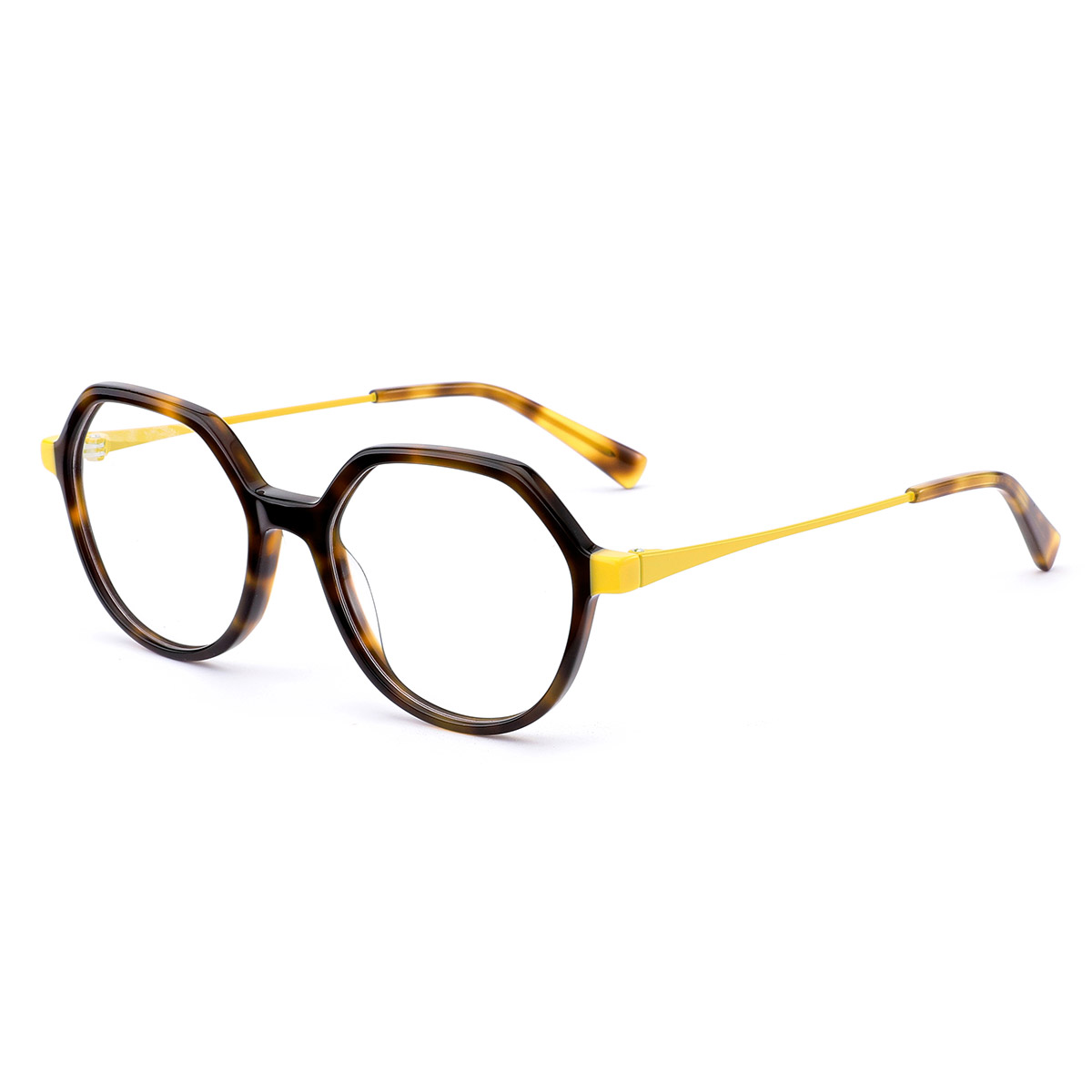 Lichte luxe gesplitste mix en match optische bril van acetaat Lichte luxe gesplitste mix en match optische bril van acetaat