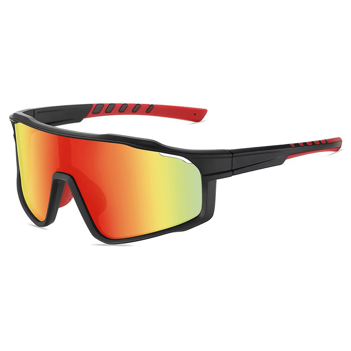 TR90 klimzonnebril met volledig frame en wit frame TR90 klimzonnebril met volledig frame en wit frame