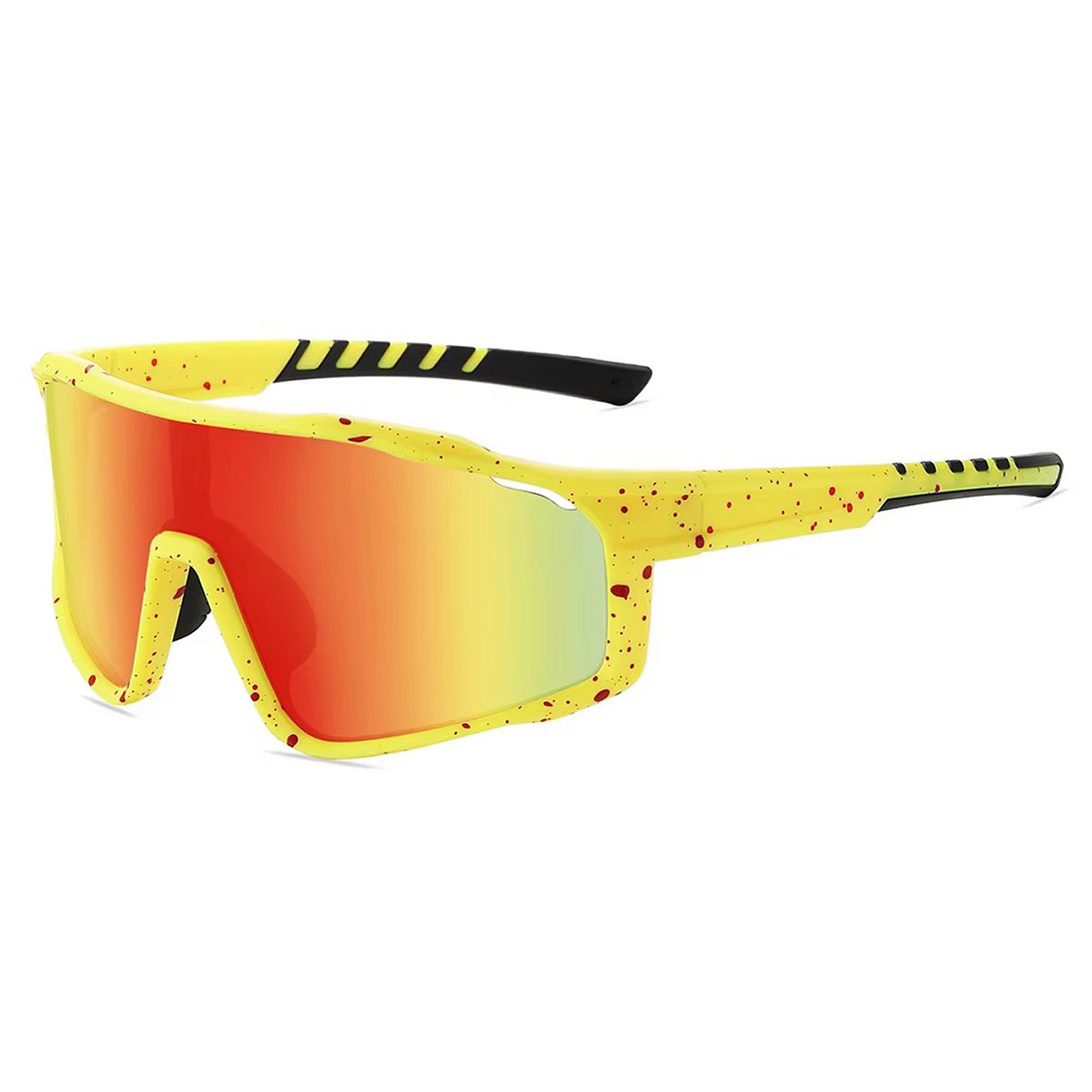 TR90 klimzonnebril met volledig frame en wit frame TR90 klimzonnebril met volledig frame en wit frame