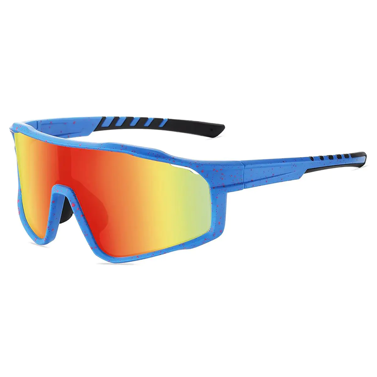 TR90 klimzonnebril met volledig frame en wit frame TR90 klimzonnebril met volledig frame en wit frame