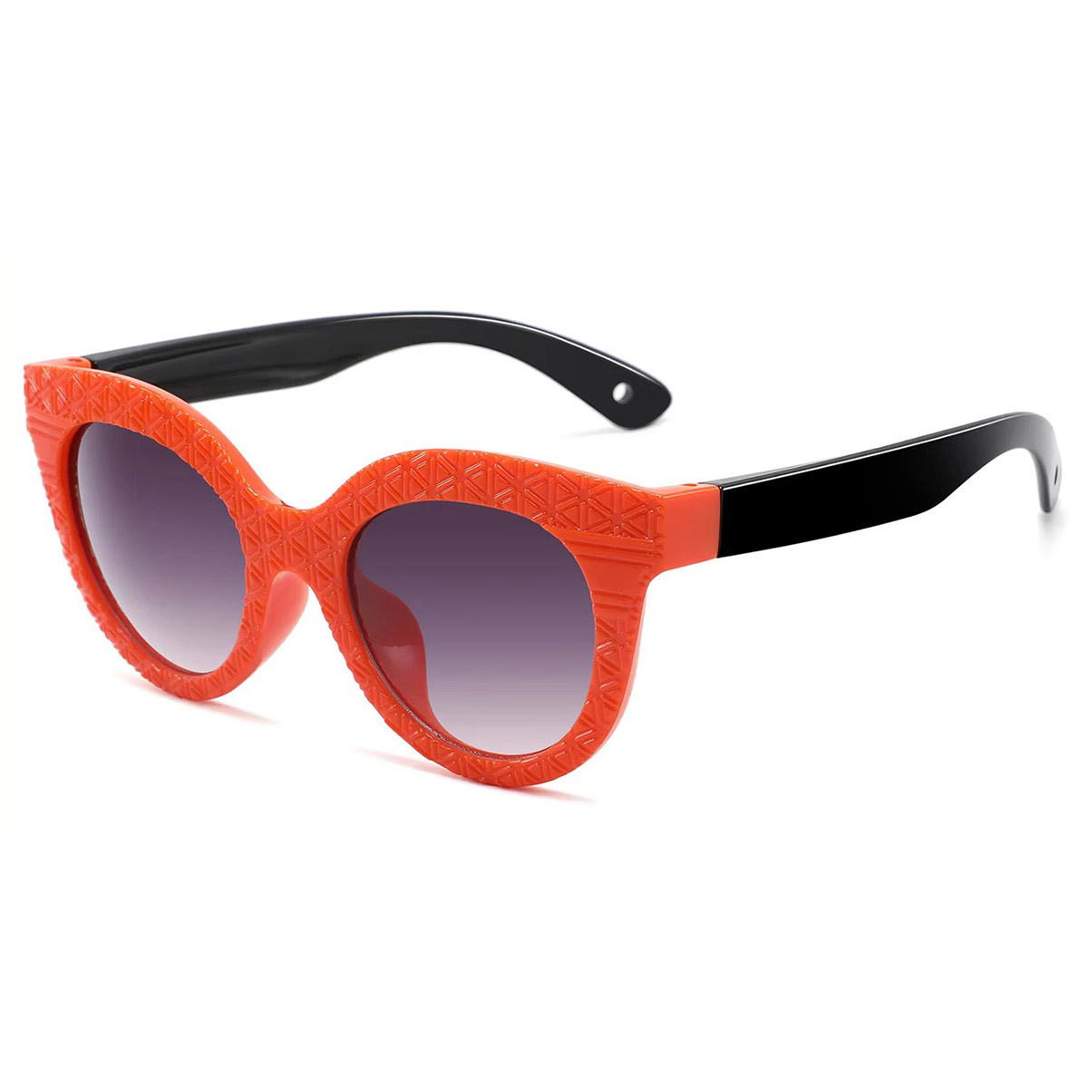 Modieuze nylon gepolariseerde anti-UV kinderzonnebril met rond frame Modieuze nylon gepolariseerde anti-UV kinderzonnebril met rond frame