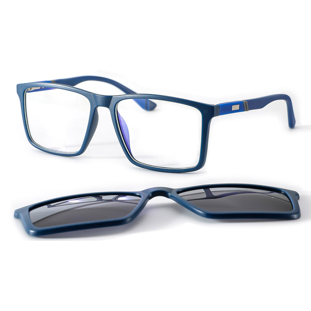 Antislip- en slijtvaste clip-on-zonnebril Antislip- en slijtvaste clip-on-zonnebril