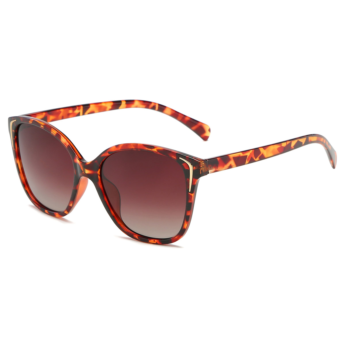 TR/PC-zonnebril met cat-eye-montuur en gradiënt TR/PC-zonnebril met cat-eye-montuur en gradiënt