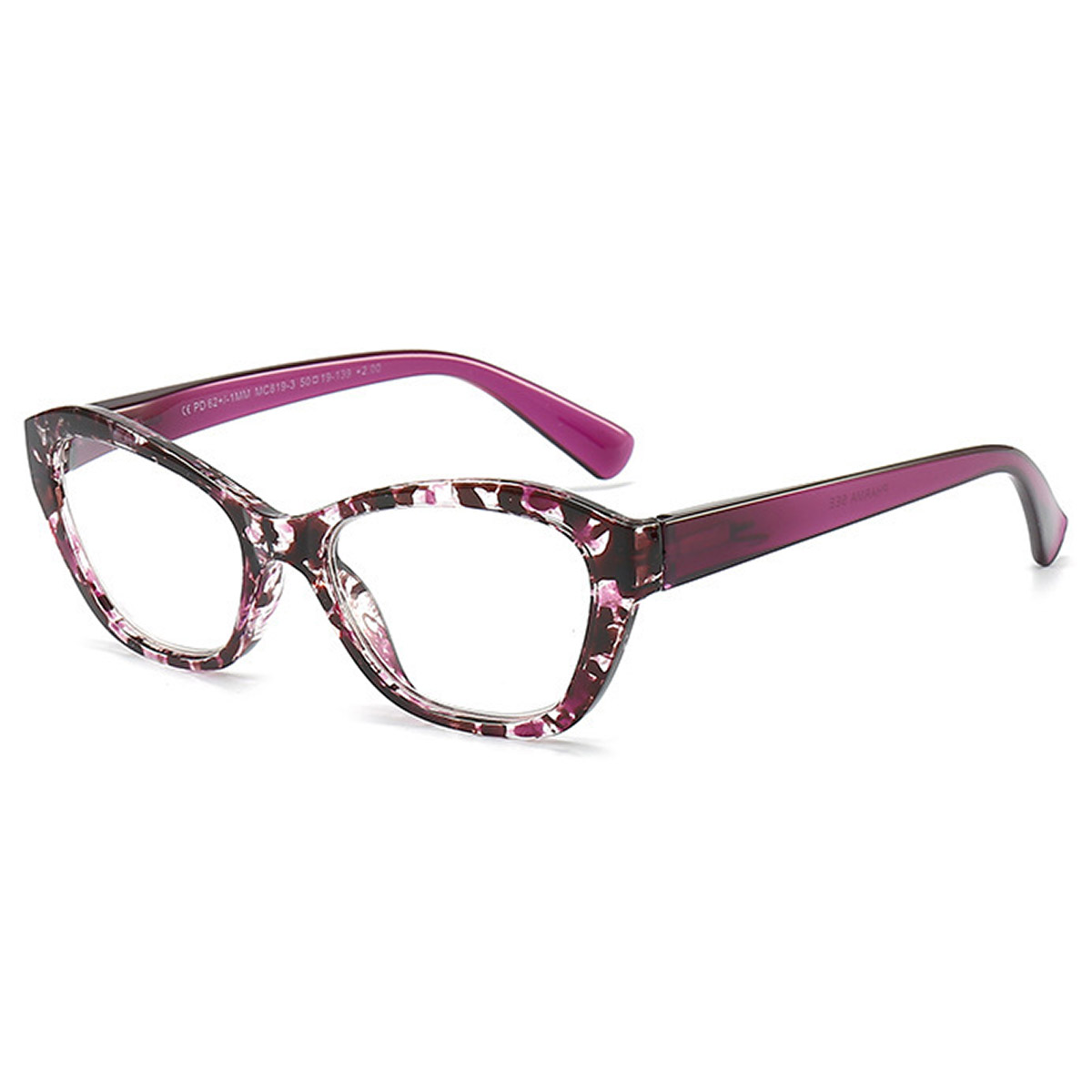 Modieuze cat-eye damesbril met progressieve multifocale leesbril Modieuze cat-eye damesbril met progressieve multifocale leesbril