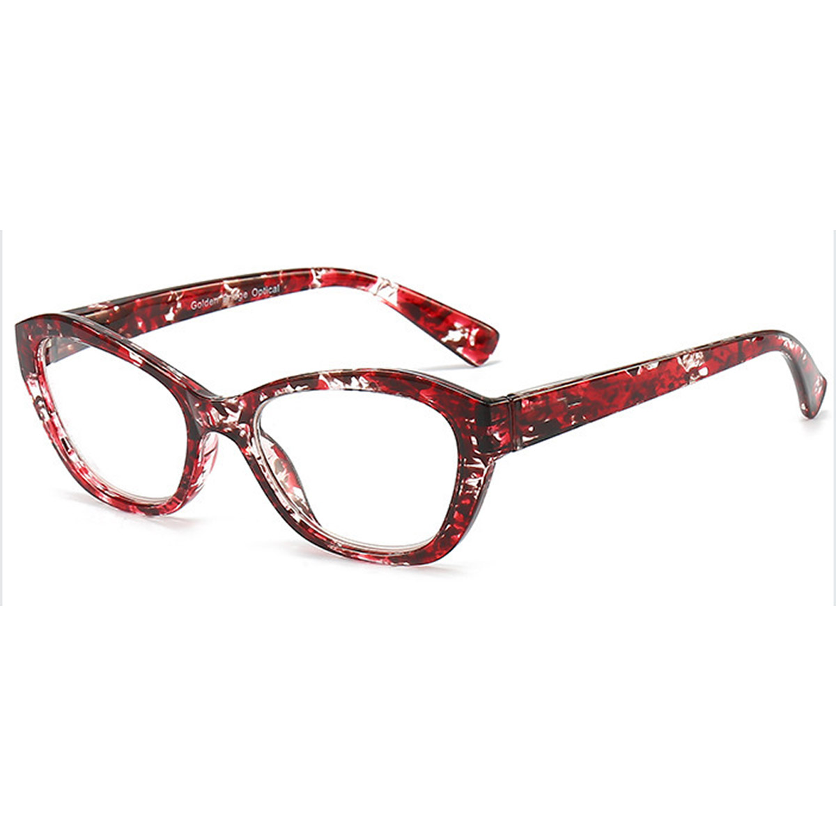Modieuze cat-eye damesbril met progressieve multifocale leesbril Modieuze cat-eye damesbril met progressieve multifocale leesbril